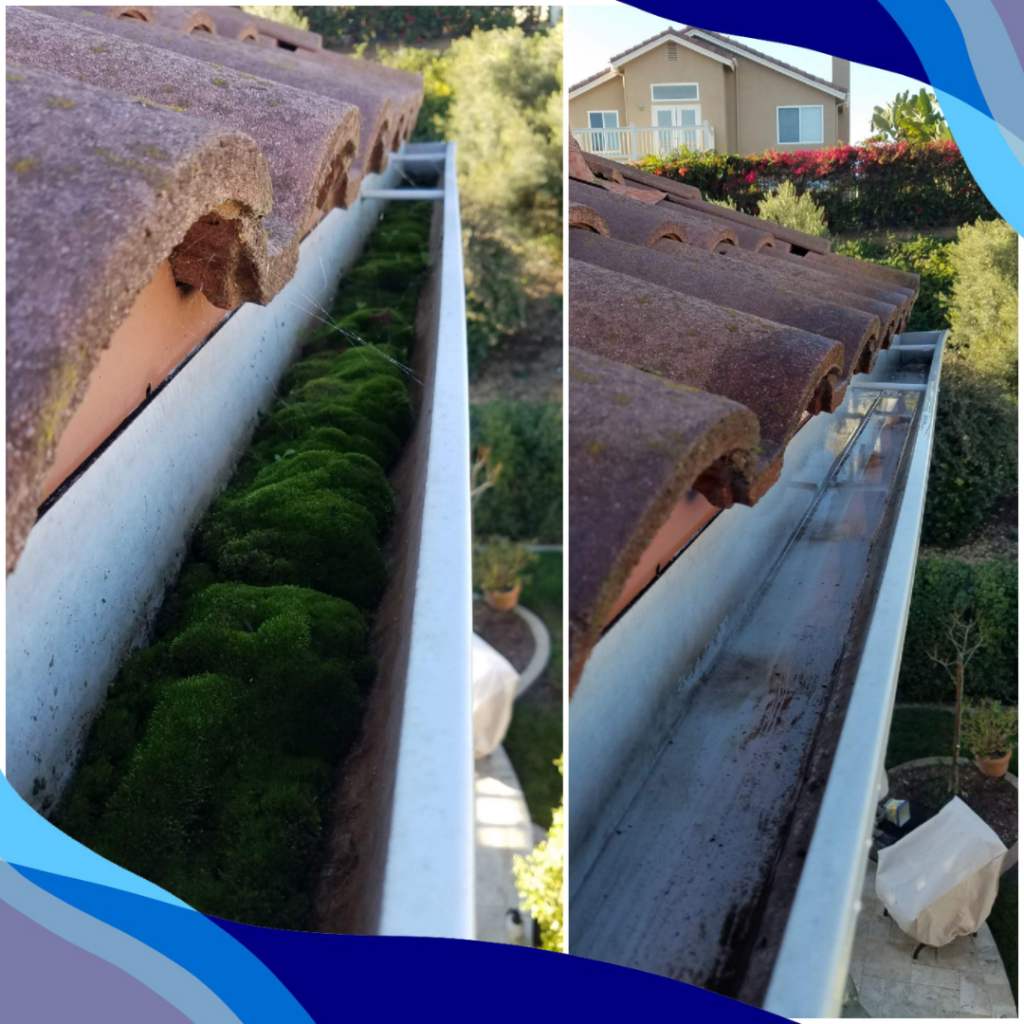 Gutter Cleaning in San Marcos, Carlsbad, Oceanside, Escondido, Vista, Encinitas, Rancho Santa Fe