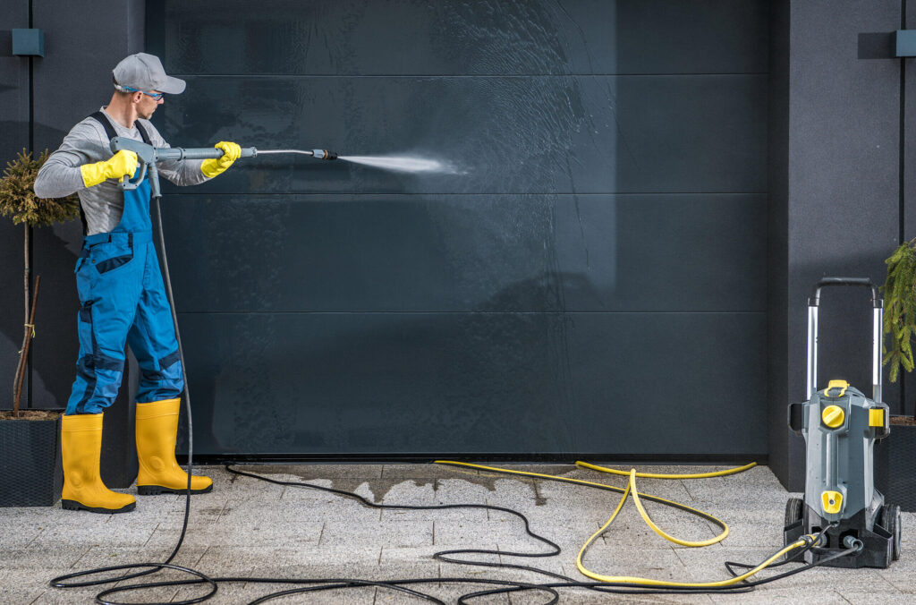 Commercial pressure washing cleaning business exterior in Carlsbad CA