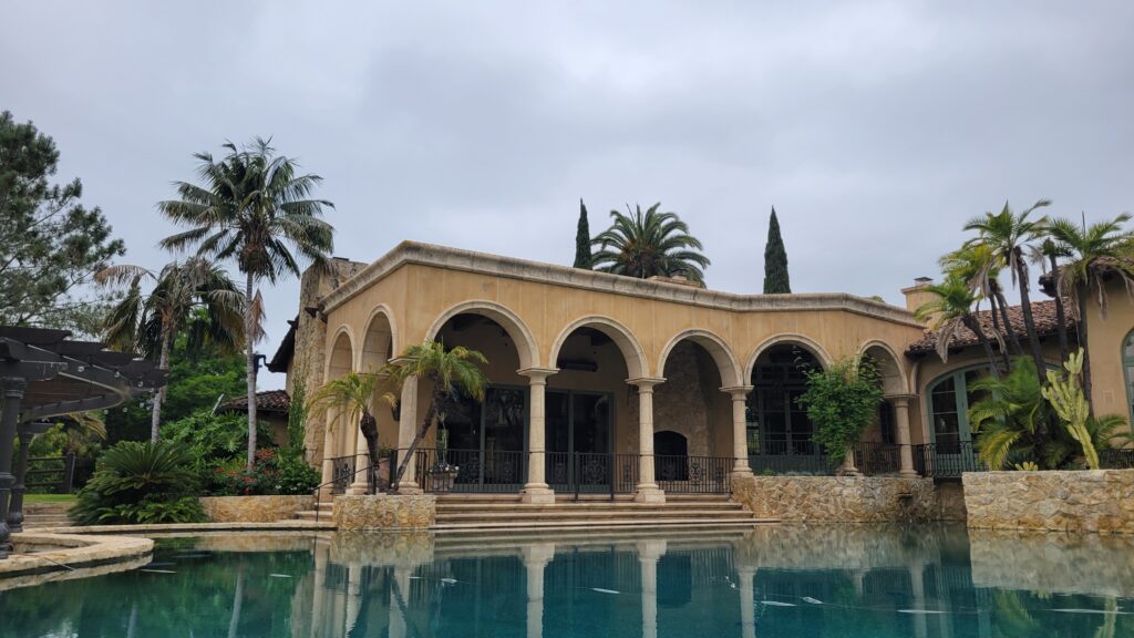 beautiful rancho santa fe estate washed by North Coast Exteriors