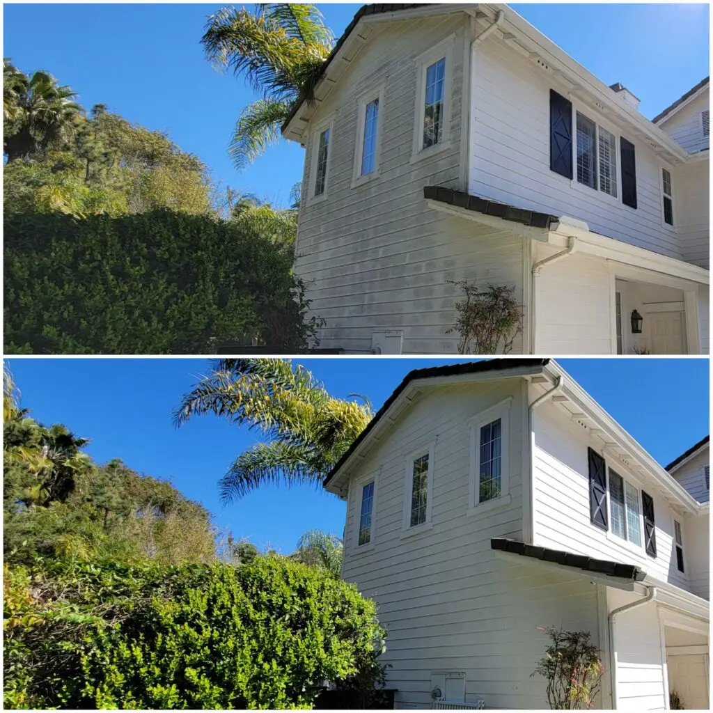 Professional residential exterior cleaning by North Coast Exteriors