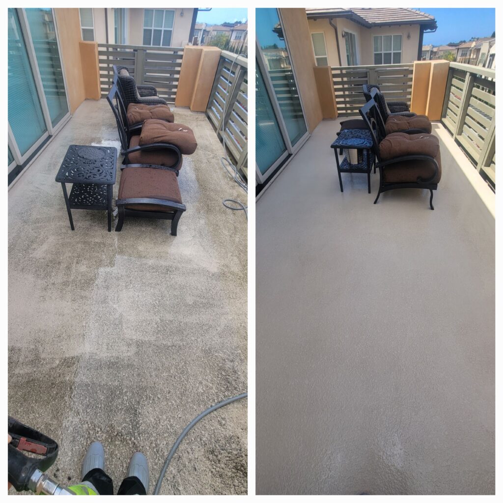 before and after balcony deck