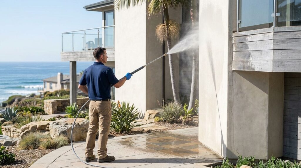 Best pressure washing services for coastal homes in San Diego 2026