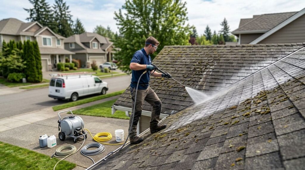 Best soft wash roof cleaning products compared 2026