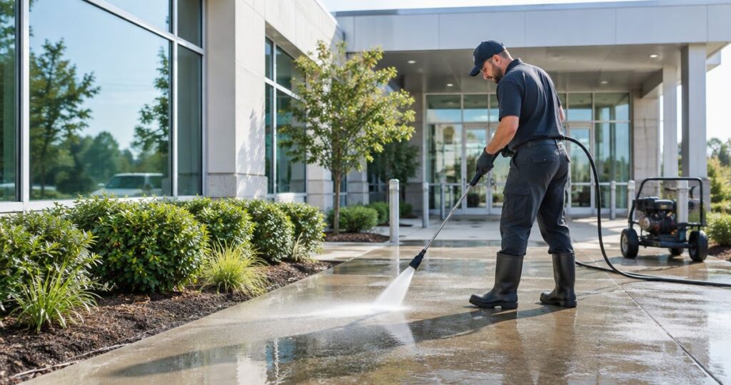 Commercial pressure washing for medical office buildings: complete 2026 guide