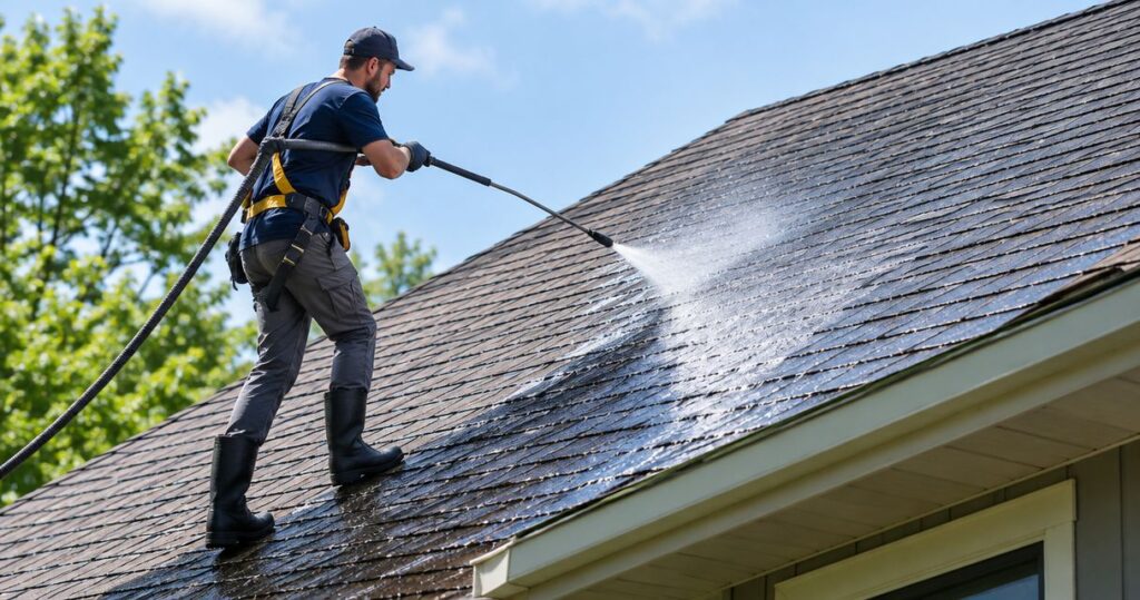 How long does professional roof cleaning take?