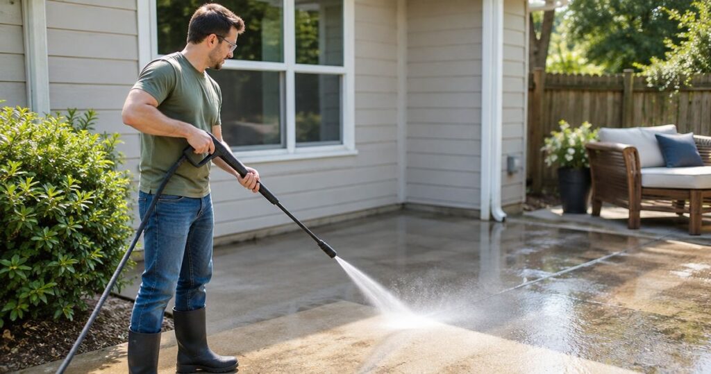 Is DIY pressure washing safe for homeowners?