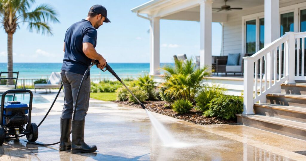 Pressure washing for vacation rental hosts: complete 2026 guide